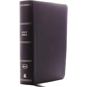 Thomas Nelson NKJV, Single-Column Reference Bible, Genuine Leather, Black, Comfort Print: Holy Bible, New King James Version Thomas Nelson NKJV, Single-Column Reference Bible, Genuine Leather, Black, Comfort Print: Holy Bible, New King James Version