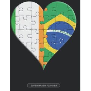 Country Planners, Popini Planner: Irish Brazilian Flag United Heart Jigsaw Puzzle Flags Of Ireland Brazil Country Planners, Popini Planner: Irish Brazilian Flag United Heart Jigsaw Puzzle Flags Of Ireland Brazil