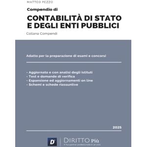 Pezzo, Matteo Compendio di contabilità di stato e degli enti pubblici Pezzo, Matteo Compendio di contabilità di stato e degli enti pubblici