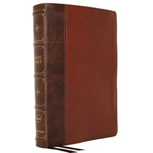 Thomas Nelson NKJV, Large Print Verse-by-Verse Reference Bible, Maclaren Series, Leathersoft, Brown, Comfort Print: Holy Bible, New King James Version Thomas Nelson NKJV, Large Print Verse-by-Verse Reference Bible, Maclaren Series, Leathersoft, Brown, Comfort Print: Holy Bible, New King James Version