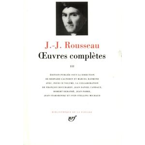 Rousseau, Jean-Jacques Oeuvres completes 3 leatherbound: Du Contrat social Écrits politiques Rousseau, Jean-Jacques Oeuvres completes 3 leatherbound: Du Contrat social Écrits politiques