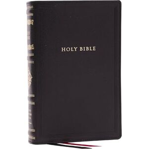 Thomas Nelson RSV Personal Size Bible with Cross References, Black Genuine Leather, Thumb Indexed, (Sovereign Collection) Thomas Nelson RSV Personal Size Bible with Cross References, Black Genuine Leather, Thumb Indexed, (Sovereign Collection)