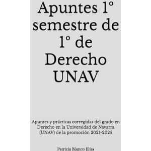 Blanco Apuntes 1º semestre de 1º de Derecho UNAV: Apuntes y prácticas corregidas del grado en Derecho en la Universidad de Navarra (UNAV) de la promoción 2021-2025 Blanco Apuntes 1º semestre de 1º de Derecho UNAV: Apuntes y prácticas corregidas del grado en Derecho en la Universidad de Navarra (UNAV) de la promoción 2021-2025