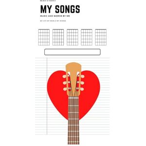 Matters, Melody My Songs: Music and Words by Me: Guitar Tab Song Writing Manuscript 5 Chord Boxes Lyric Lines (Blank Music Paper) Chord chart included Matters, Melody My Songs: Music and Words by Me: Guitar Tab Song Writing Manuscript 5 Chord Boxes Lyric Lines (Blank Music Paper) Chord chart included