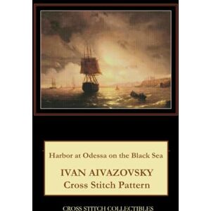 Harbor at Odessa on Black Sea: Ivan Aivazovsky Cross Stitch Pattern Harbor at Odessa on Black Sea: Ivan Aivazovsky Cross Stitch Pattern