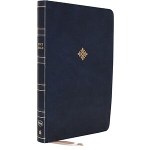 Thomas Nelson NKJV, Thinline Reference Bible, Leathersoft, Blue, Red Letter, Comfort Print: Holy Bible, New King James Version Thomas Nelson NKJV, Thinline Reference Bible, Leathersoft, Blue, Red Letter, Comfort Print: Holy Bible, New King James Version