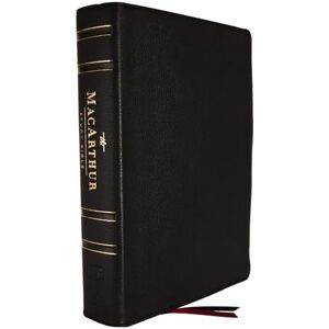 Thomas Nelson NKJV, MacArthur Study Bible, 2nd Edition, Genuine Leather, Black, Comfort Print: Unleashing God's Truth One Verse at a Time Thomas Nelson NKJV, MacArthur Study Bible, 2nd Edition, Genuine Leather, Black, Comfort Print: Unleashing God's Truth One Verse at a Time