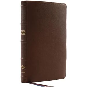 Thomas Nelson NKJV, Thinline Reference Bible, Large Print, Premium Goatskin Leather, Brown, Premier Collection, Comfort Print: Holy Bible, New King James Version Thomas Nelson NKJV, Thinline Reference Bible, Large Print, Premium Goatskin Leather, Brown, Premier Collection, Comfort Print: Holy Bible, New King James Version