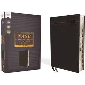 Zondervan NASB, Thinline Bible, Large Print, Leathersoft, Black, Red Letter, 2020 Text, Thumb Indexed, Comfort Print: New American Standard Bible, Black, Leathersoft, 2020 Text, Comfort Print Zondervan NASB, Thinline Bible, Large Print, Leathersoft, Black, Red Letter, 2020 Text, Thumb Indexed, Comfort Print: New American Standard Bible, Black, Leathersoft, 2020 Text, Comfort Print