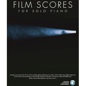 Various Film Scores For Solo Piano. Includes Audio Online Various Film Scores For Solo Piano. Includes Audio Online