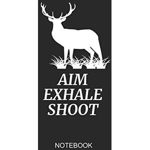 Schreibwaren, Hunting Huntress Aim Exhale Shoot Notebook: A5 (6x9 in) Notizbuch I 110 Seiten I Punktraster I Jagdsport Journal für Jäger oder Bogenschießer Schreibwaren, Hunting Huntress Aim Exhale Shoot Notebook: A5 (6x9 in) Notizbuch I 110 Seiten I Punktraster I Jagdsport Journal für Jäger oder Bogenschießer