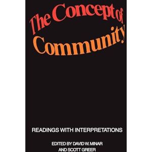 Scott The Concept of Community: Readings with Interpretations Scott The Concept of Community: Readings with Interpretations