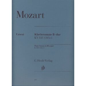 Mozart, Wolfgang Amadeus Piano Sonata B flat major KV 333 (315c) piano (HN 397) Mozart, Wolfgang Amadeus Piano Sonata B flat major KV 333 (315c) piano (HN 397)