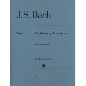 Johann Sebastian Bach Two Part Inventions Piano sheet music G. Henle Verlag HN 591 Johann Sebastian Bach Two Part Inventions Piano sheet music G. Henle Verlag HN 591