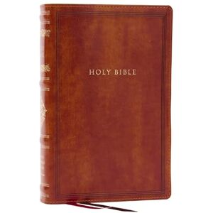 Thomas Nelson RSV Personal Size Bible with Cross References, Brown Leathersoft, Thumb Indexed, (Sovereign Collection) Thomas Nelson RSV Personal Size Bible with Cross References, Brown Leathersoft, Thumb Indexed, (Sovereign Collection)