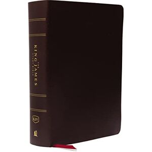 Thomas Nelson KJV, The King James Study Bible, Bonded Leather, Burgundy, Thumb Indexed, Red Letter, Full-Color Edition: Holy Bible, King James Version Thomas Nelson KJV, The King James Study Bible, Bonded Leather, Burgundy, Thumb Indexed, Red Letter, Full-Color Edition: Holy Bible, King James Version