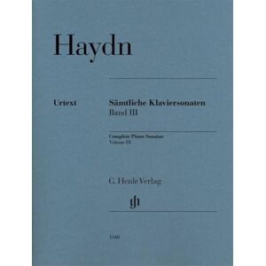 JOSEPH HAYDN : INTEGRALE DES SONATES POUR PIANO VOLUME 3: Instrumentation: Piano solo JOSEPH HAYDN : INTEGRALE DES SONATES POUR PIANO VOLUME 3: Instrumentation: Piano solo