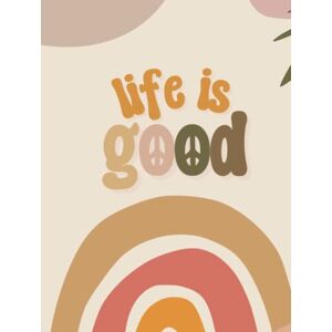 Martinez, Rebecca NOTEBOOK LINED AESTHETIC JOURNAL “Life Is Good” Limited Edition Hardcover: Modern Bohemian Table Book For Coffee Table Decor Set Designer Books Boho Garden 1 Subject College Ruled Writing Pad Martinez, Rebecca NOTEBOOK LINED AESTHETIC JOURNAL “Life Is Good” Limited Edition Hardcover: Modern Bohemian Table Book For Coffee Table Decor Set Designer Books Boho Garden 1 Subject College Ruled Writing Pad