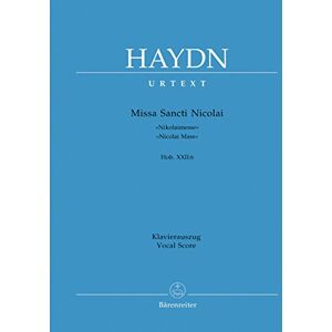 Haydn Missa Sancti Nicolai (St Nicholas Mass) Hob.XXII:6 (Vocal Score) Haydn Missa Sancti Nicolai (St Nicholas Mass) Hob.XXII:6 (Vocal Score)
