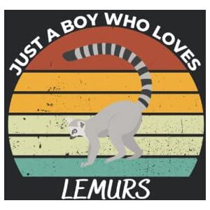 Designs, Chomper Just A Boy Who Loves Lemurs: A 200 Page, 100 Sheet, 6X9 College Ruled Notebook Journal With Lemurs, Set On A Vintage Background Designs, Chomper Just A Boy Who Loves Lemurs: A 200 Page, 100 Sheet, 6X9 College Ruled Notebook Journal With Lemurs, Set On A Vintage Background