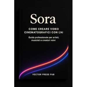 Press Pub, Vector SORA Come Creare Video Cinematografici con l’AI: Guida professionale per artisti, musicisti e creatori visivi (Vector Creative Tech Series) Press Pub, Vector SORA Come Creare Video Cinematografici con l’AI: Guida professionale per artisti, musicisti e creatori visivi (Vector Creative Tech Series)