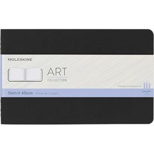 Moleskine 13 x 21 cm Large Size Art Collection Sketch Album, Notebook for Drawings and Sketches Hard Cover Paper Suitable for Pens, Pencils and Charcoal, Colour Black, 88 Pages Moleskine 13 x 21 cm Large Size Art Collection Sketch Album, Notebook for Drawings and Sketches Hard Cover Paper Suitable for Pens, Pencils and Charcoal, Colour Black, 88 Pages