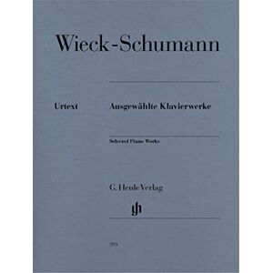 Schumann, Clara Selected Piano Works piano (HN 393): Instrumentation: Piano solo Schumann, Clara Selected Piano Works piano (HN 393): Instrumentation: Piano solo