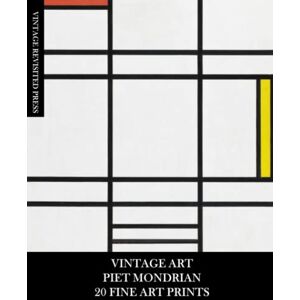 Vintage Revisited Press Vintage Art: Piet Mondrian: 20 Fine Art Prints: Abstractionism Ephemera for Framing, Decoupage, Collages and Junk Journals Vintage Revisited Press Vintage Art: Piet Mondrian: 20 Fine Art Prints: Abstractionism Ephemera for Framing, Decoupage, Collages and Junk Journals