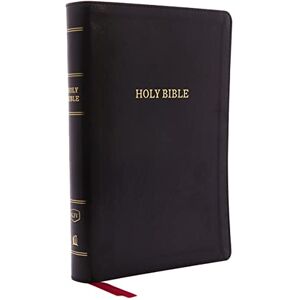 Thomas Nelson KJV Holy Bible: Giant Print with 53,000 Cross References, Deluxe Black Leathersoft, Red Letter, Comfort Print (Thumb Indexed): King James Version: Holy Bible, King James Version Thomas Nelson KJV Holy Bible: Giant Print with 53,000 Cross References, Deluxe Black Leathersoft, Red Letter, Comfort Print (Thumb Indexed): King James Version: Holy Bible, King James Version