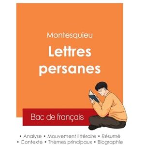 Montesquieu Réussir son Bac de français 2025 : Analyse du roman les Lettres persanes de Montesquieu Réussir son Bac de français 2025 : Analyse du roman les Lettres persanes de