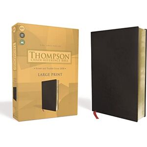 KJV, Thompson Chain-Reference Bible, Large Print, Bonded Leather, Black, Red Letter: King James Version, Thompson Chain-reference Bible, Black, Red Letter KJV, Thompson Chain-Reference Bible, Large Print, Bonded Leather, Black, Red Letter: King James Version, Thompson Chain-reference Bible, Black, Red Letter