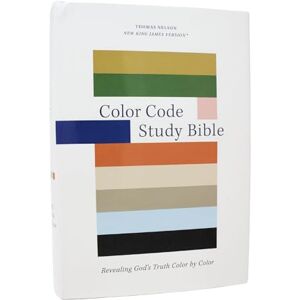 Thomas Nelson Color Code Study Bible, Revealing God's Truth Color by Color (NKJV, Hardcover, Red Letter): New King James Version, Easy-to-Use Color Code System, ... Maps, 1 Ribbon Marker, Words of Christ in Red Thomas Nelson Color Code Study Bible, Revealing God's Truth Color by Color (NKJV, Hardcover, Red Letter): New King James Version, Easy-to-Use Color Code System, ... Maps, 1 Ribbon Marker, Words of Christ in Red