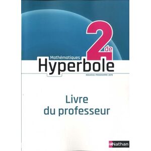 Bachimont, Michel Hyperbole 2de Livre du Professeur 2019 Bachimont, Michel Hyperbole 2de Livre du Professeur 2019
