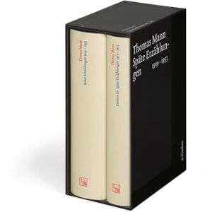 Mann, Thomas Späte Erzählungen 1919-1953: Text und Kommentar in einer Kassette Mann, Thomas Späte Erzählungen 1919-1953: Text und Kommentar in einer Kassette