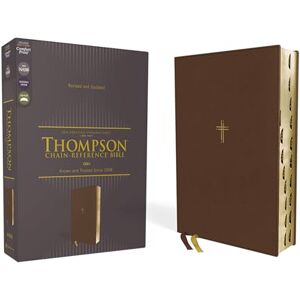 Zondervan NASB, Thompson Chain-Reference Bible, Leathersoft, Brown, 1995 Text, Red Letter, Thumb Indexed, Comfort Print: New American Standard, Brown, ... Chain-Reference, Red Letter, Comfort Print Zondervan NASB, Thompson Chain-Reference Bible, Leathersoft, Brown, 1995 Text, Red Letter, Thumb Indexed, Comfort Print: New American Standard, Brown, ... Chain-Reference, Red Letter, Comfort Print