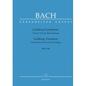 Johann Sebastian Bach Goldberg Variations BWV 988 (Piano) Johann Sebastian Bach Goldberg Variations BWV 988 (Piano)