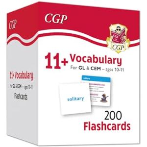 CGP Books 11+ Vocabulary Flashcards for Ages 10-11 Pack 1: for GL and all other test providers (CGP 11+ Ages 10-11) CGP Books 11+ Vocabulary Flashcards for Ages 10-11 Pack 1: for GL and all other test providers (CGP 11+ Ages 10-11)