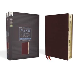 Zondervan NASB, Thinline Bible, Large Print, Bonded Leather, Burgundy, Red Letter, 1995 Text, Thumb Indexed, Comfort Print: New American Standard Bible, ... 1995 Text, Thumb Indexed, Comfort Print Zondervan NASB, Thinline Bible, Large Print, Bonded Leather, Burgundy, Red Letter, 1995 Text, Thumb Indexed, Comfort Print: New American Standard Bible, ... 1995 Text, Thumb Indexed, Comfort Print