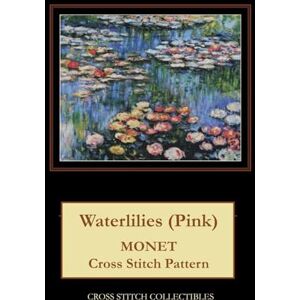 Waterlilies (Pink): Monet cross stitch pattern Waterlilies (Pink): Monet cross stitch pattern