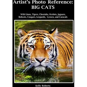 Roberts Artist's Photo Reference: Big Cats: With Lions, Tigers, Cheetahs, Ocelots, Jaguars, Bobcats, Cougars, Leopards, Lynxes, and Caracals (Paint & Draw Reference Photos) Roberts Artist's Photo Reference: Big Cats: With Lions, Tigers, Cheetahs, Ocelots, Jaguars, Bobcats, Cougars, Leopards, Lynxes, and Caracals (Paint & Draw Reference Photos)