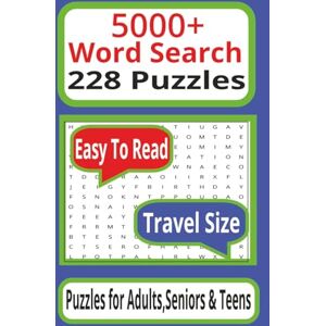 Hosanna 5000+ Word Search: Puzzles for Adults & Teens: 228 Easy-to-Read Travel-Size Brain Games with Varied Themes. Hosanna 5000+ Word Search: Puzzles for Adults & Teens: 228 Easy-to-Read Travel-Size Brain Games with Varied Themes.