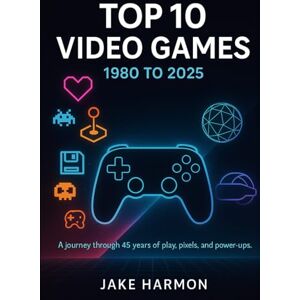 Harmon, Jake Top 10 Video Games 1980 to 2025: A journey through 45 years of play, pixels, and power-ups (Top Collection Books) Harmon, Jake Top 10 Video Games 1980 to 2025: A journey through 45 years of play, pixels, and power-ups (Top Collection Books)