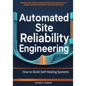 A. Holland, Brooke Automated Site Reliability Engineering: How to Build Self-Healing Systems: A Step-by-Step Guide to Automate Monitoring, Implement Error Budgets, and Scale Reliability for DevOps & SRE Teams A. Holland, Brooke Automated Site Reliability Engineering: How to Build Self-Healing Systems: A Step-by-Step Guide to Automate Monitoring, Implement Error Budgets, and Scale Reliability for DevOps & SRE Teams