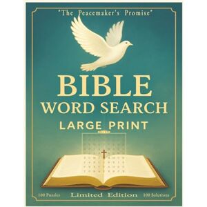Publications, Protonik Bible Word Search Puzzle Book in a Special "Peacemakers Promise" Limited Edition: Biblical Words Word Search for Adults, Seniors, Teens and Kids in ... Vacations, and free time mind exercise Publications, Protonik Bible Word Search Puzzle Book in a Special "Peacemakers Promise" Limited Edition: Biblical Words Word Search for Adults, Seniors, Teens and Kids in ... Vacations, and free time mind exercise