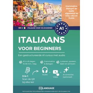 Academy, coLanguage Italiaans voor beginners een gestructureerde A1 cursus met audio: Italiaans leren met dialogen, grammatica en een app. Perfect voor zelfstudie of ... 1 (Italiaans leren voor volwassenen) Academy, coLanguage Italiaans voor beginners een gestructureerde A1 cursus met audio: Italiaans leren met dialogen, grammatica en een app. Perfect voor zelfstudie of ... 1 (Italiaans leren voor volwassenen)