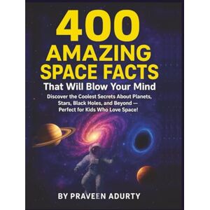Adurty, Praveen 400 Amazing Space Facts That Will Blow Your Mind: Discover the Coolest Secrets About Planets, Stars, Black Holes, and Beyond — Perfect for Kids Who Love Space! Adurty, Praveen 400 Amazing Space Facts That Will Blow Your Mind: Discover the Coolest Secrets About Planets, Stars, Black Holes, and Beyond — Perfect for Kids Who Love Space!