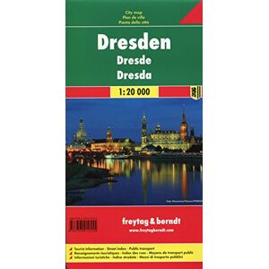 Freytag-Berndt und Artaria KG Dresden 1 : 20 000: Stadskaart 1:20 000 Freytag-Berndt und Artaria KG Dresden 1 : 20 000: Stadskaart 1:20 000