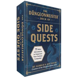 Aldrich, Jef The Düngeonmeister Deck of Side Quests: 75 Mini Adventures to Empower Your Fantasy Campaign (Düngeonmeister Series) Aldrich, Jef The Düngeonmeister Deck of Side Quests: 75 Mini Adventures to Empower Your Fantasy Campaign (Düngeonmeister Series)