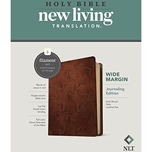 Tyndale NLT Wide Margin Bible, Filament Enabled Edition (Red Letter, Leatherlike, Dark Brown Palm) Tyndale NLT Wide Margin Bible, Filament Enabled Edition (Red Letter, Leatherlike, Dark Brown Palm)