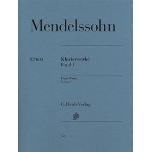 Mendelssohn Bartholdy, FelixElvers, Rudolf / Scheideler, Ullrich / Hettrich, Ernst(E) Selected Piano Works Vol. 1 Volume 1Piano Mendelssohn Bartholdy, FelixElvers, Rudolf / Scheideler, Ullrich / Hettrich, Ernst(E) Selected Piano Works Vol. 1 Volume 1Piano